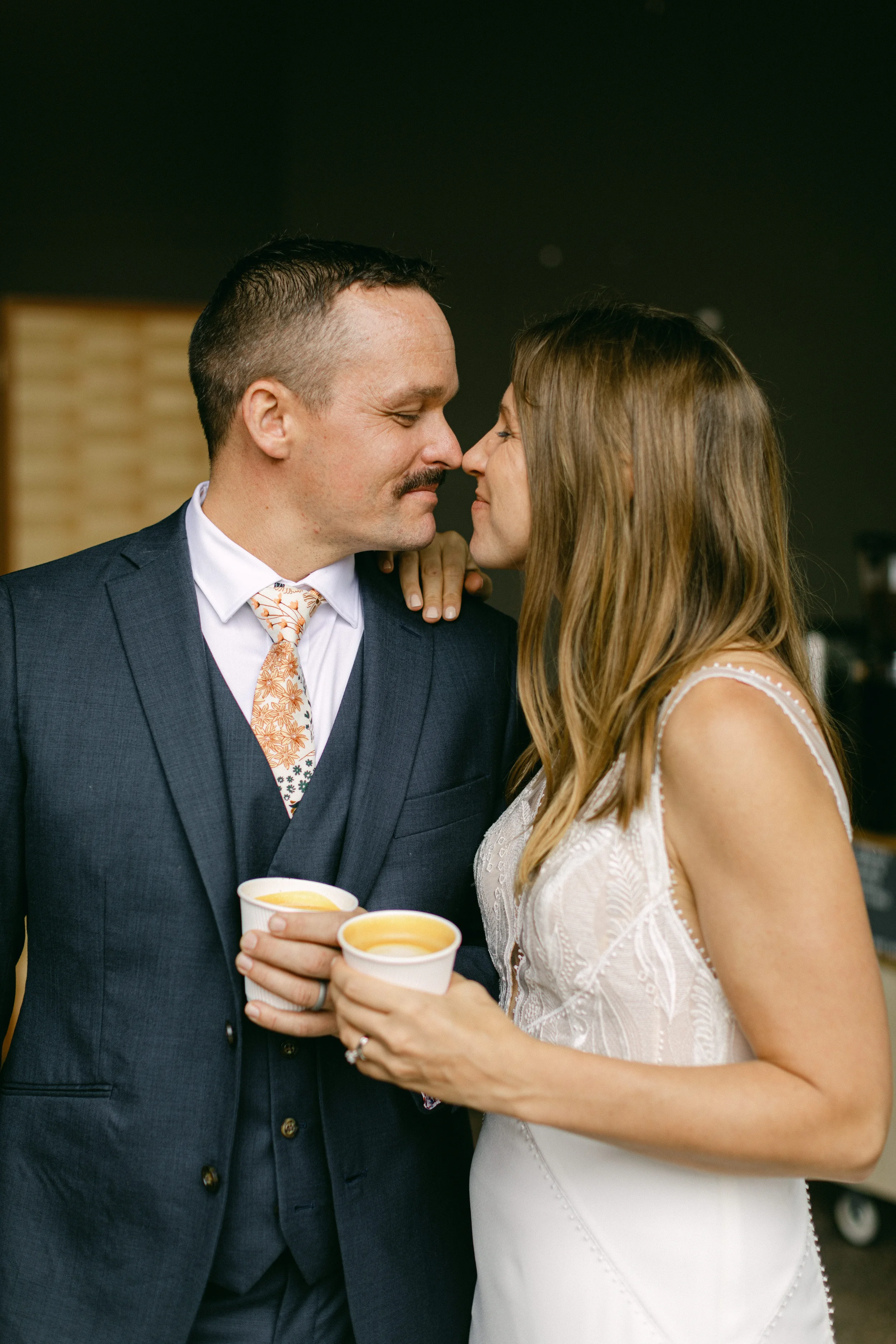 Coffee cart at a wedding  in Boston, MA
