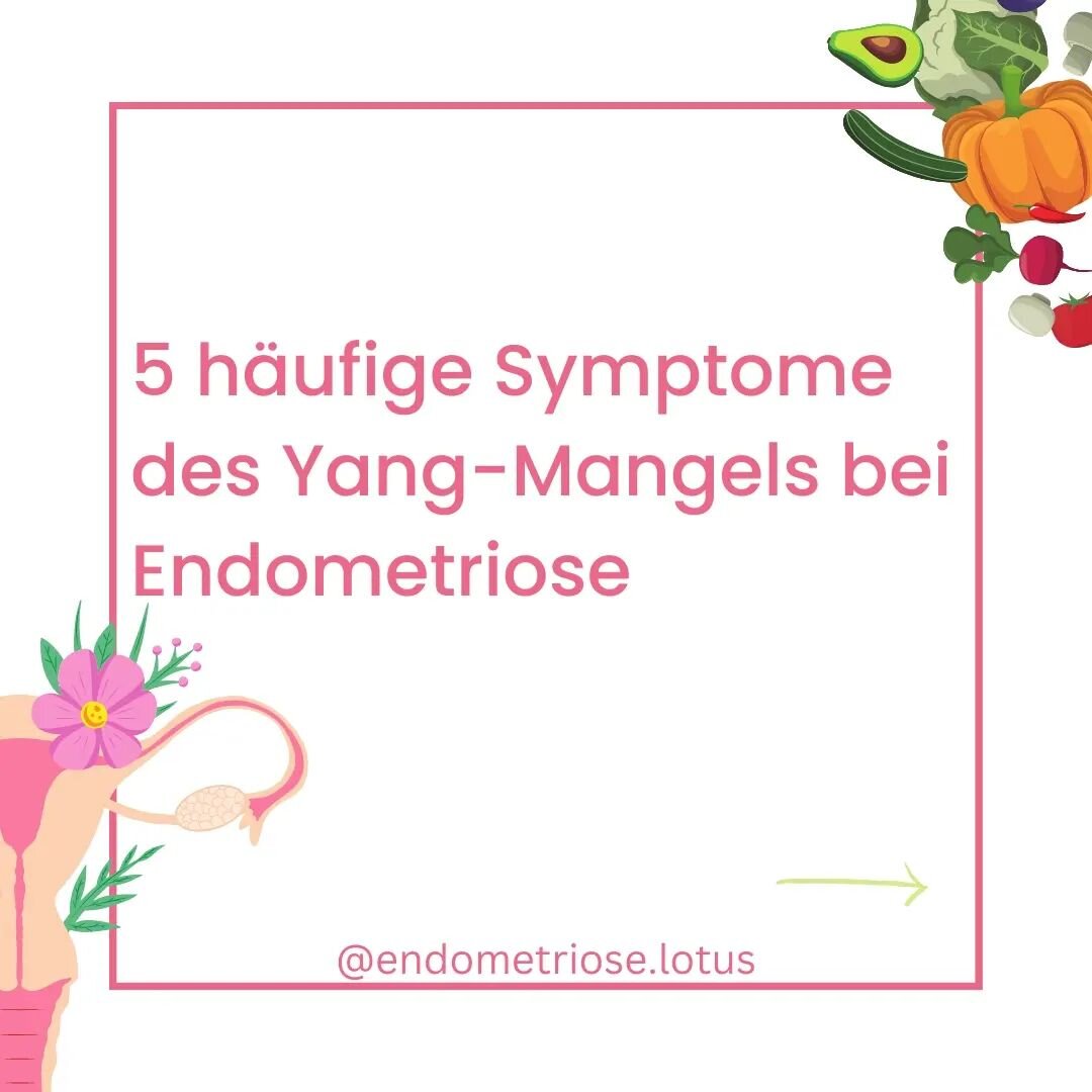 Yang-Mangel bei Endometriose: 

Die fehlende K&ouml;rperw&auml;rme und Kraft 🌸

Hey ihr Lieben! Heute teile ich mit euch die h&auml;ufigsten Symptome von Yang-Mangel bei Endometriose. Laut der Traditionellen Chinesischen Medizin (TCM) bedeutet Yang-