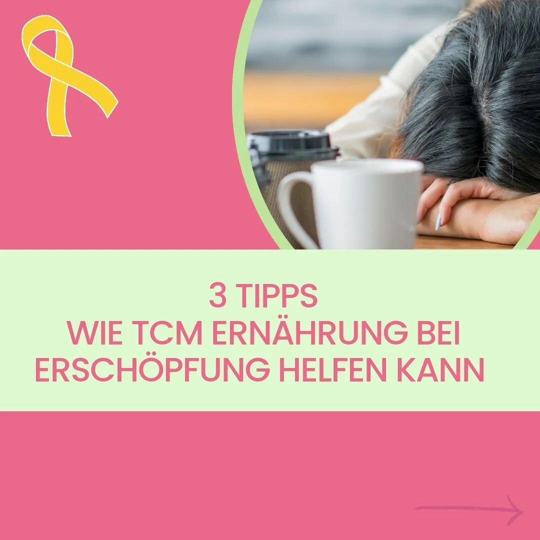 💆&zwj;♀️💚 Heute m&ouml;chte ich euch drei wertvolle Tipps aus der Sicht der TCM-Ern&auml;hrung geben, um Ersch&ouml;pfung entgegenzuwirken und euer Wohlbefinden zu steigern. 🌿
#TCMErsch&ouml;pfun
#TCMEnergie#TCMRecovery
#TCMErsch&ouml;pfungsmanage