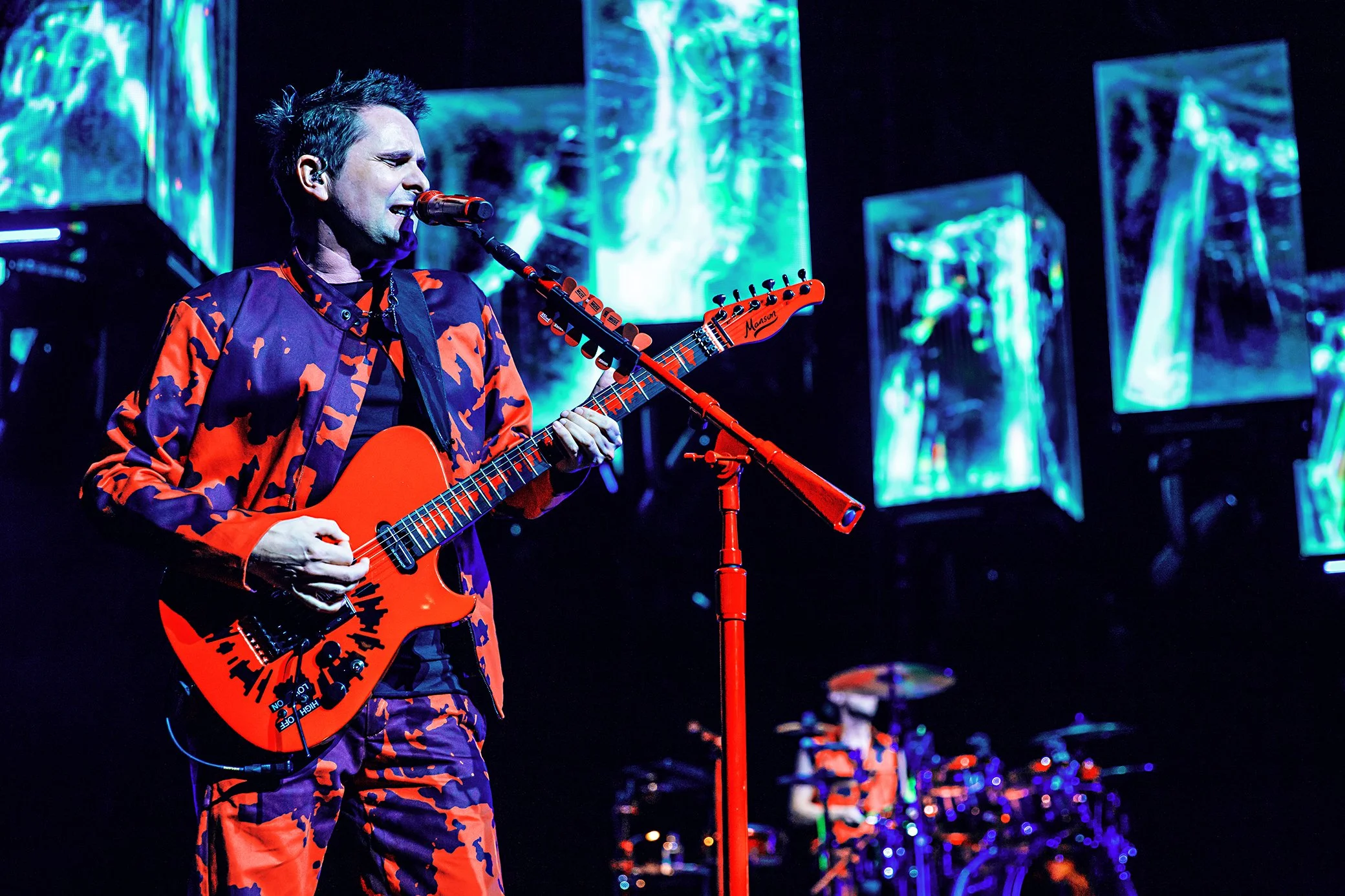 Matt Bellamy of rock band Muse at Saratoga Performing Arts Center (SPAC) 2026