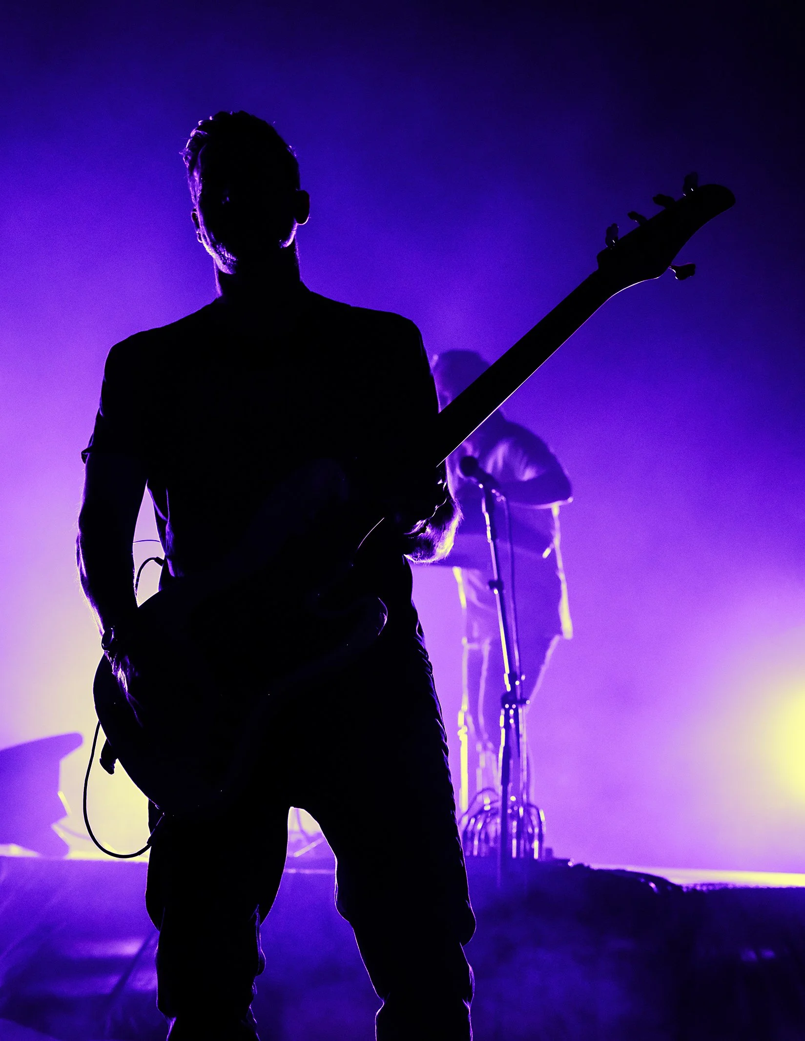 Oliver McEwan with synthpop band The Midnight at Worcester Palladium 2026