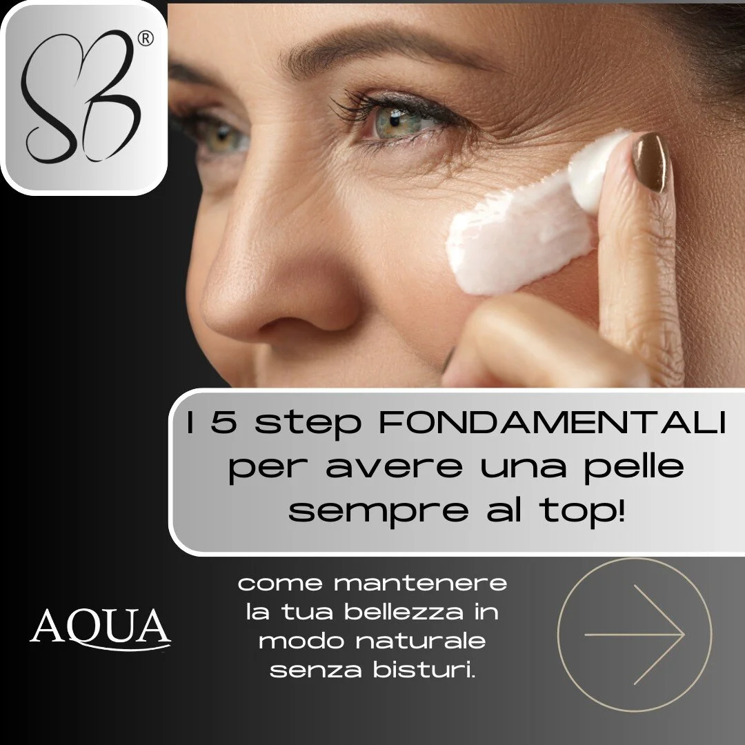 PILLOLE DI BELLEZZA di Sol l&rsquo;ideatrice del metodo anti- age SolBeauty

📌 5 MINUTI AL GIORNO PER MANTENERE LA TUA BELLEZZA NATURALE!!!

 Scopri I 5 step fondamentali per un&rsquo;azione anti-age.
 
Come mantenere la tua bellezza naturale senza 