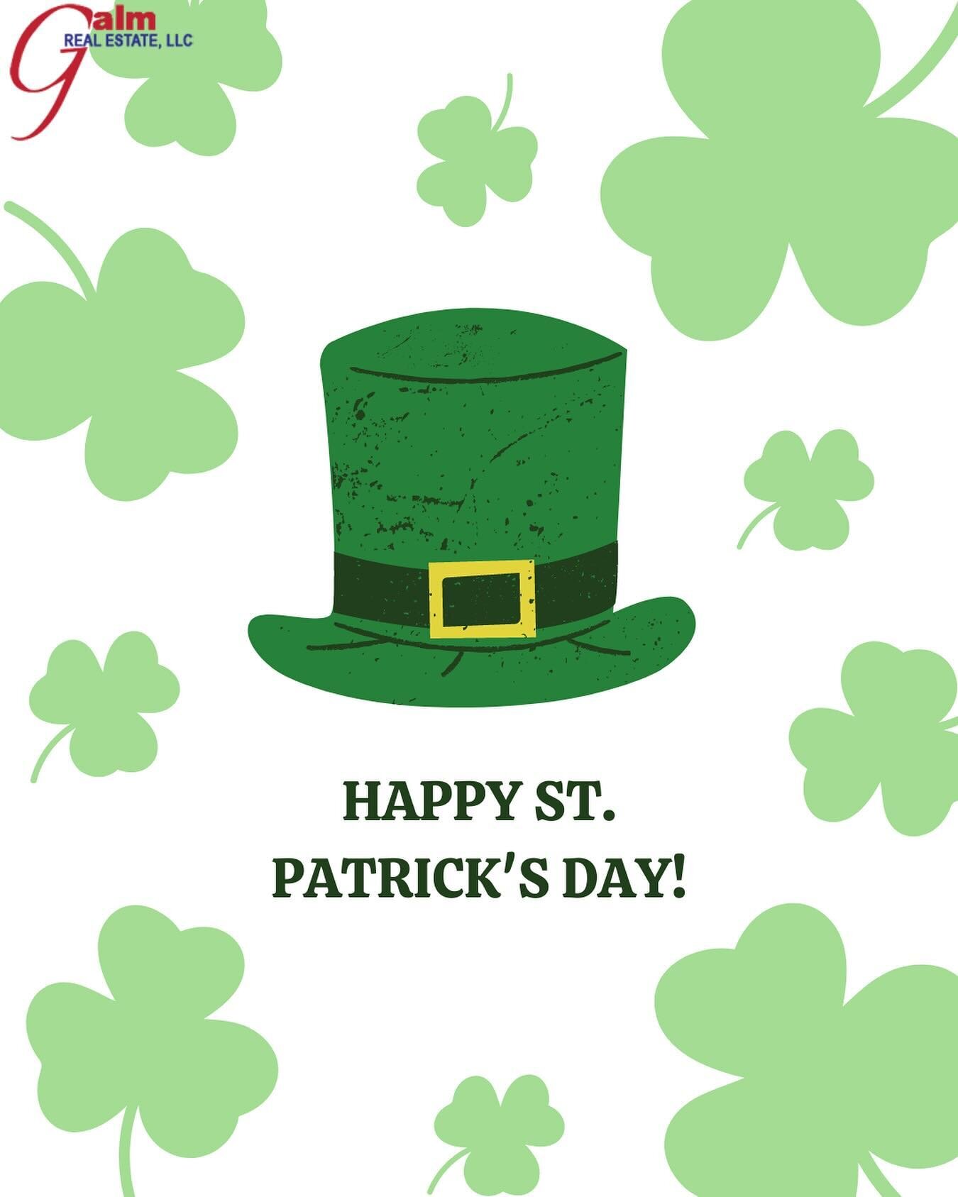 Happy St. Paddy&rsquo;s Day from all of us at Galm Real Estate! 

Today, we&rsquo;re feeling extra lucky to be a part of the wonderful communities we serve. Just like finding that perfect four-leaf clover in a field, finding your dream home can somet