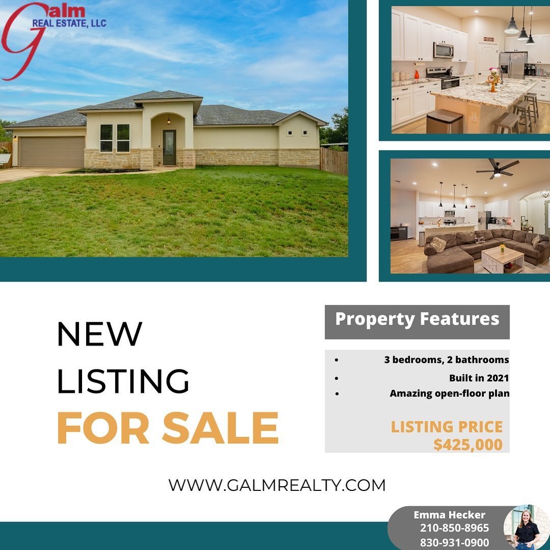 🚨 NEW LISTING! 🚨 

This beautiful 3 bedroom, 2 bathroom home went on the market TODAY! This home in River Bluff is truly a show-stopper &amp; won&rsquo;t last long. Check out the details below 👇

🛏️ 3 bedrooms 
🛁 2 bathrooms 
🛋️ Open floor plan