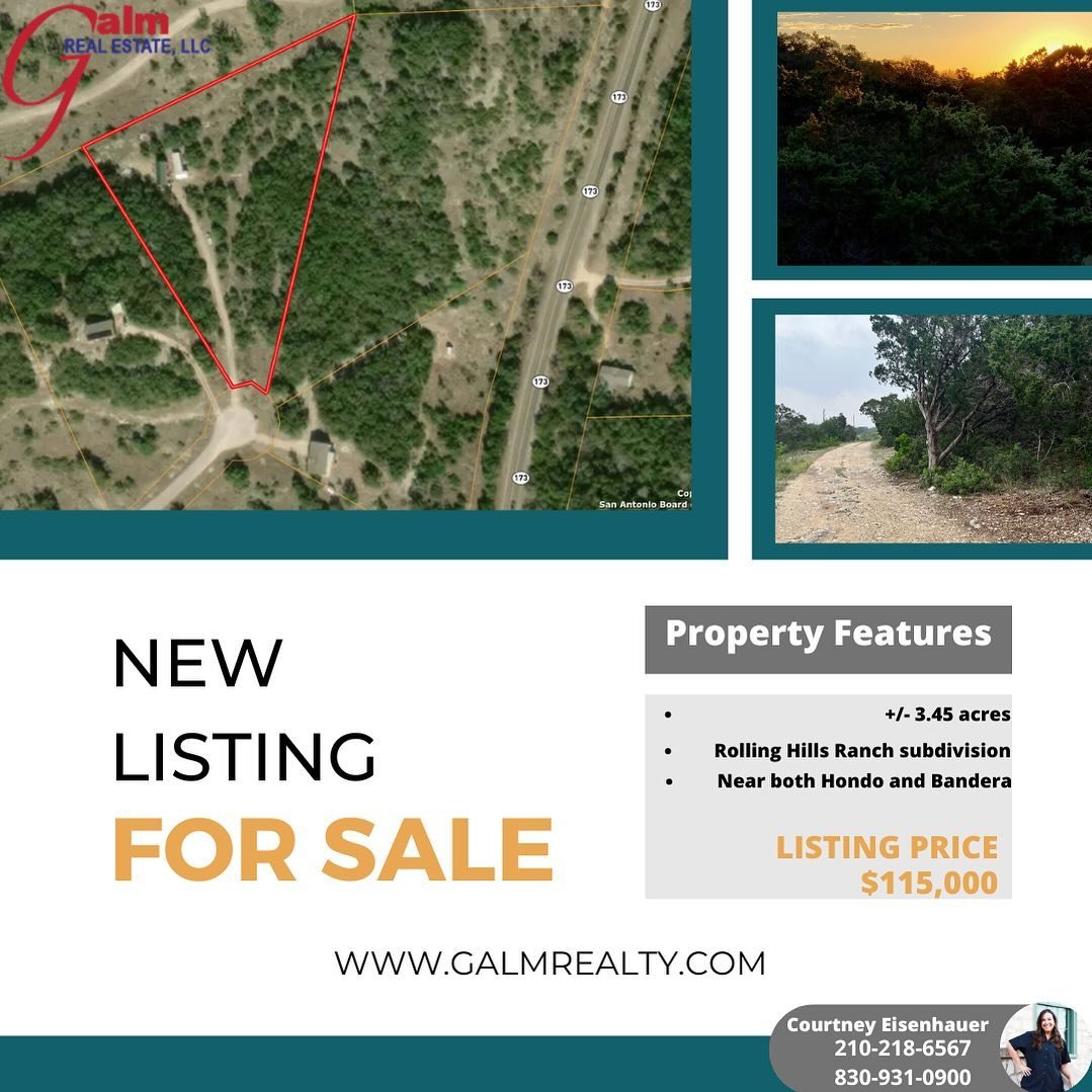 🌳 New Listing Alert! 🌳

Looking for your own slice of Texas hill country paradise? Look no further! Courtney has just listed this fantastic property, and the seller is motivated to make a deal!

Property Details:

 &bull; Size: 3.45 (+/-) acres
&bu