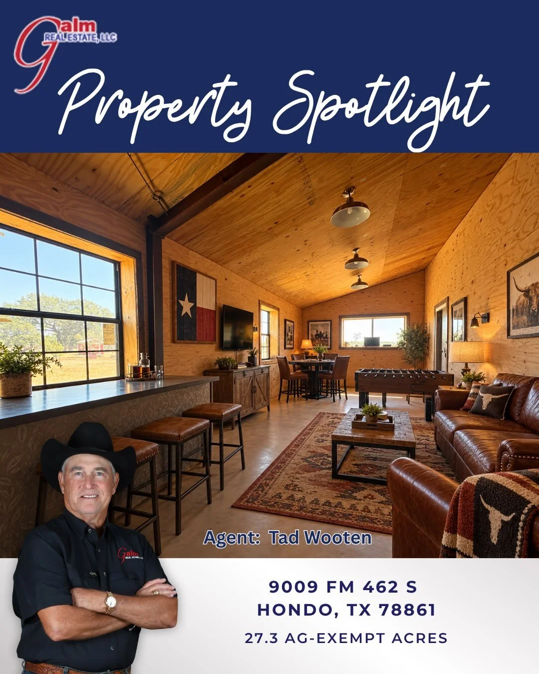 YOUR RANCH LIFE STARTS HERE! 🤠🌾
27.3 Ag-Exempt Acres South of Hondo

The gate opens, and the day begins to slow down. Cattle graze in the pasture, your horses have room to roam, and the sun settles over the South Texas landscape.

Out here, there&r