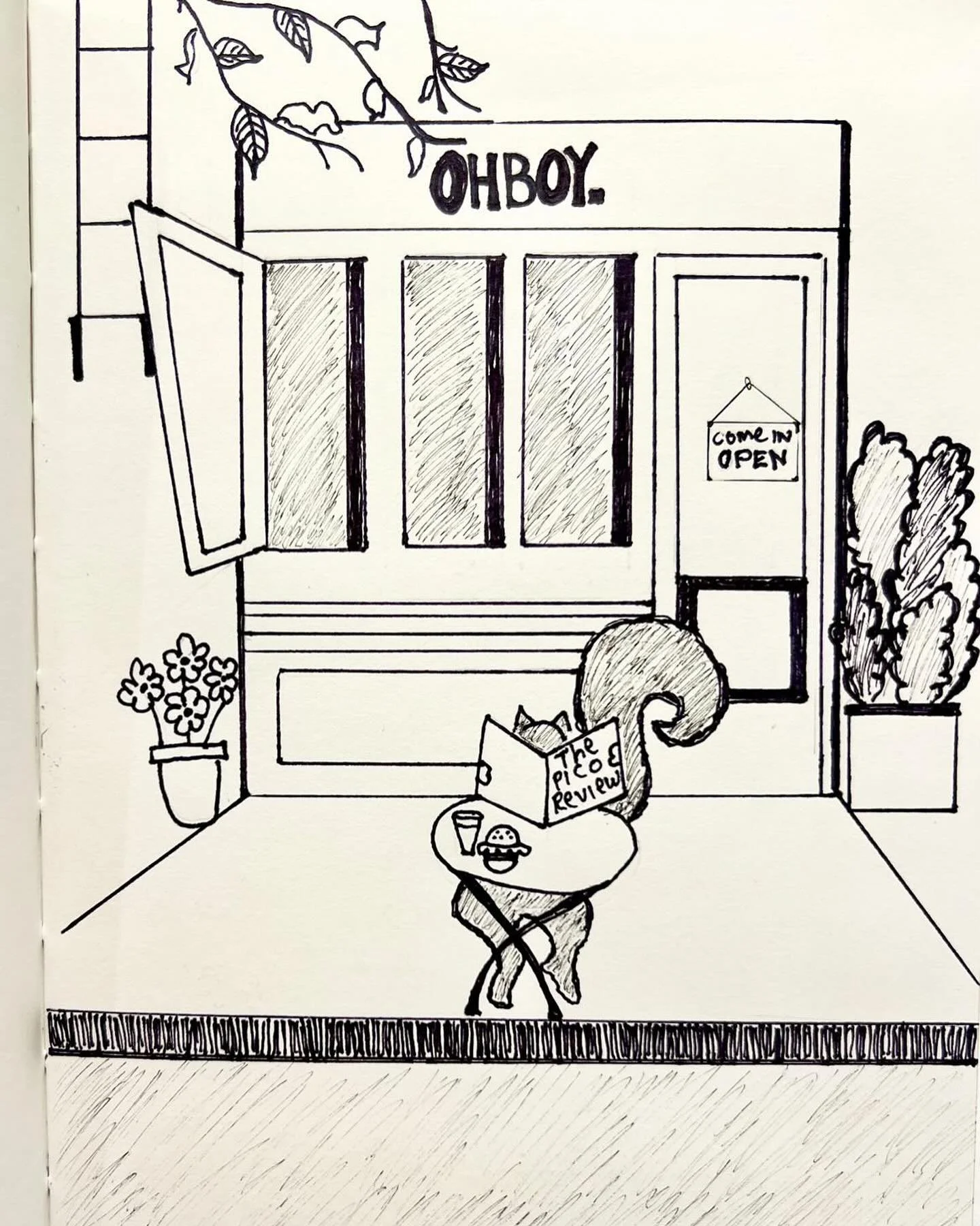 Big thanks to the talented @thepicoreview for this epic illustration of our restaurant!