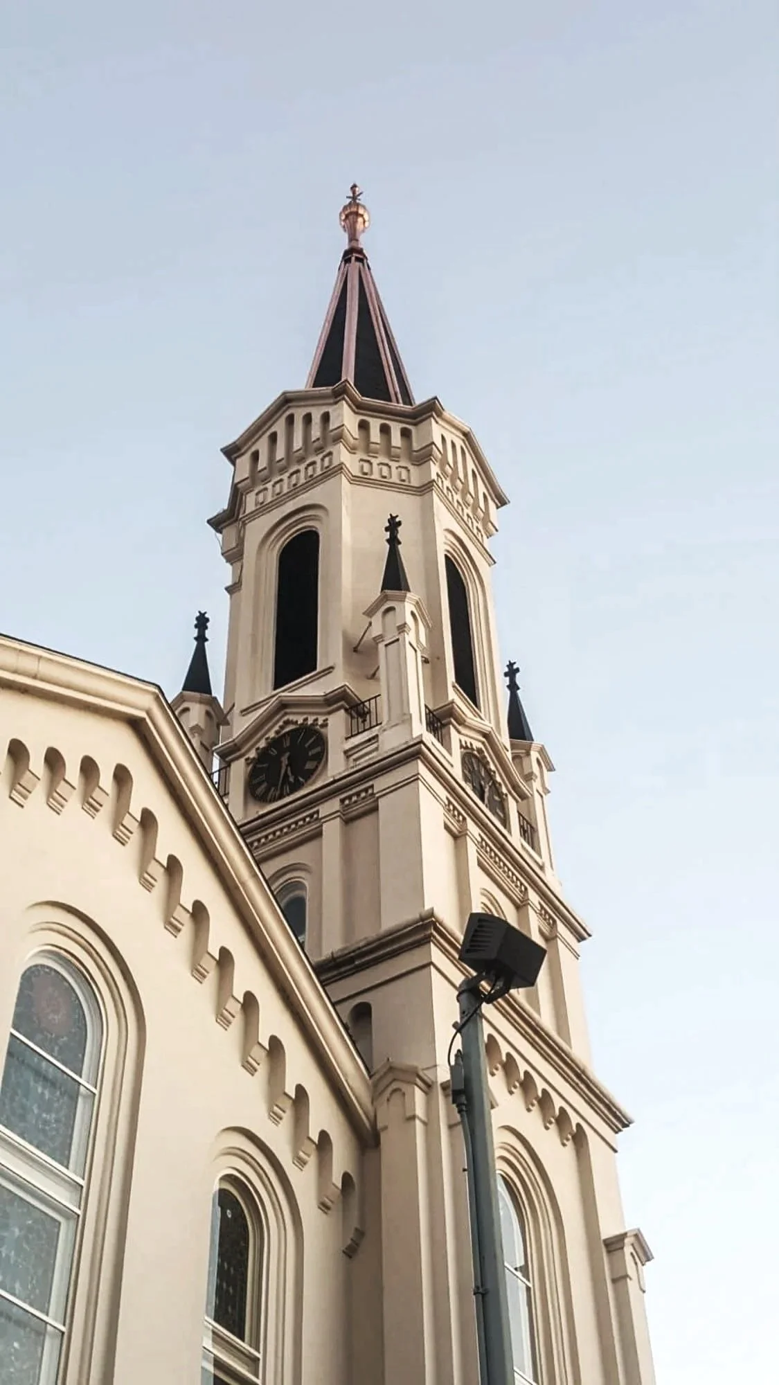 Restored Copper Steeple on Historic Church