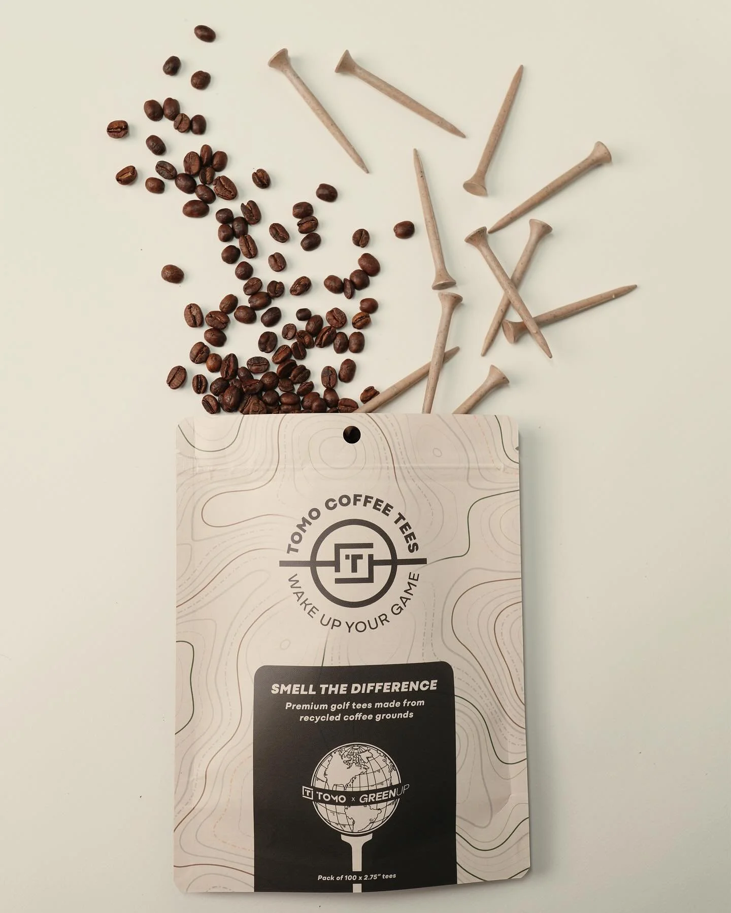 We&rsquo;ve bean busy☕️ with some new work with @tomogolfshoes these are Golf Tee&rsquo;s made from Recycled Coffee Grounds. So not only does it smell like your morning brew, but it&rsquo;s also great for our planet🙌🏼

Want us to make your next pro