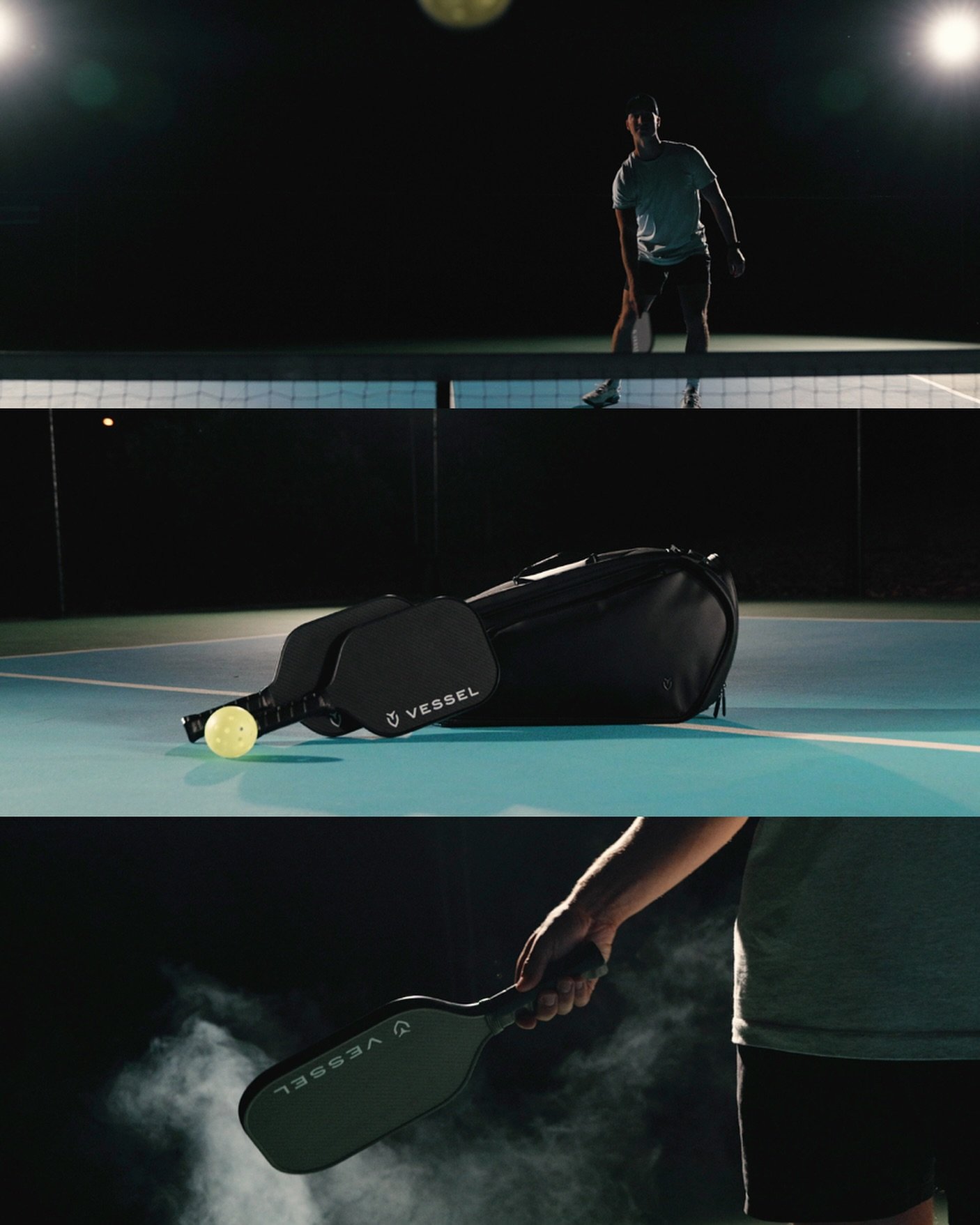 Some stills from a recent projects with @vesseltennis showing off the brand new pickelball paddle and bag 

#pickelball #productphotography #production #commercial #4x3films