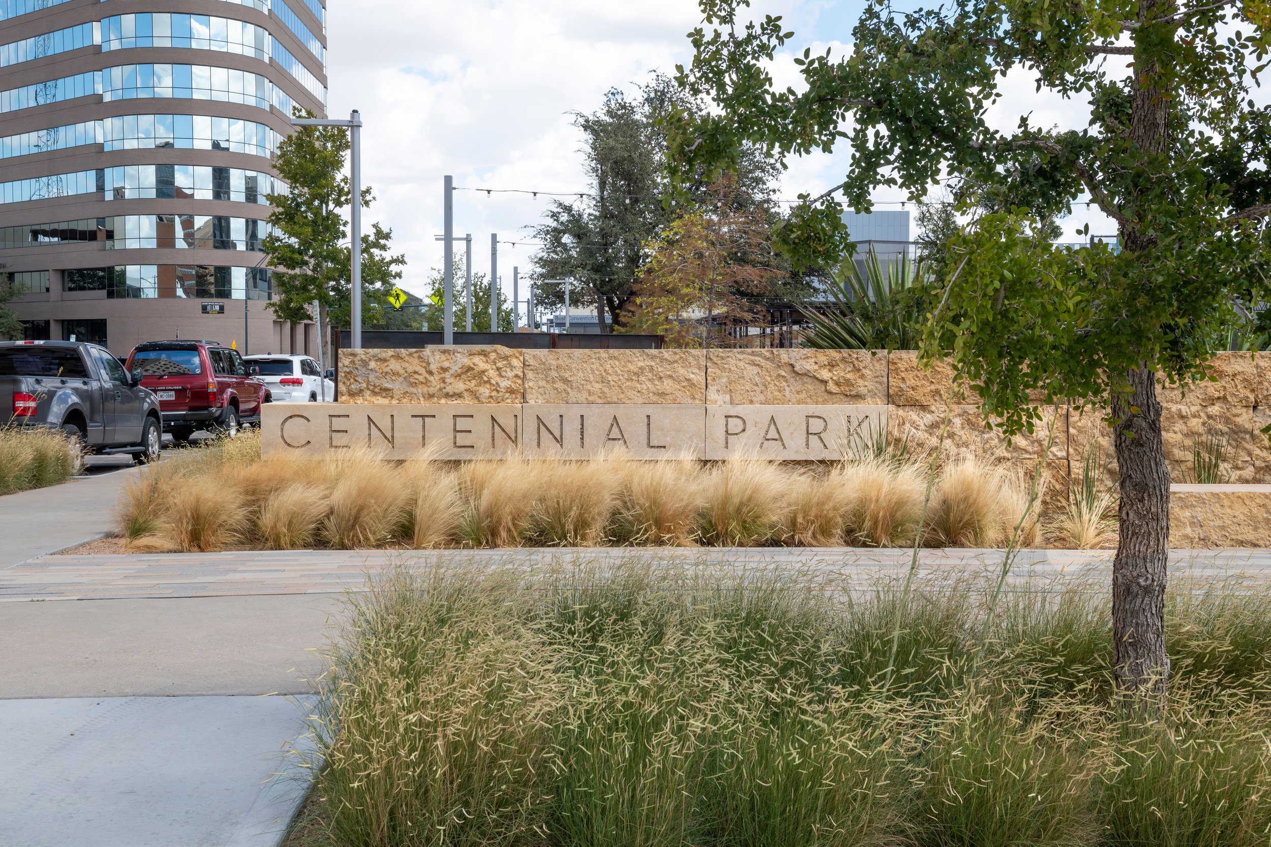 Centennial Park Midland Texas - Limestone Signage.jpg