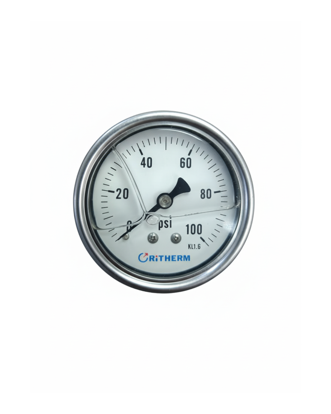 Manómetros de Glicerina Kl 1,6, (De 0-100 Psi) RITHERM — Rosemblak ...