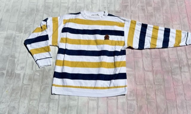 Structure Navy_Mustard Stripe Boating Crew Sweatshirt front.jpg