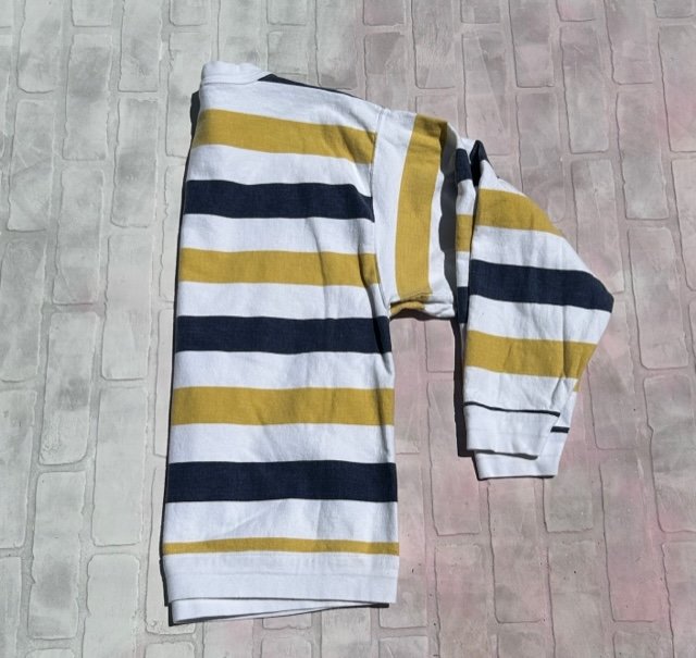 Structure Navy_Mustard Stripe Boating Crew Sweatshirt back.jpg