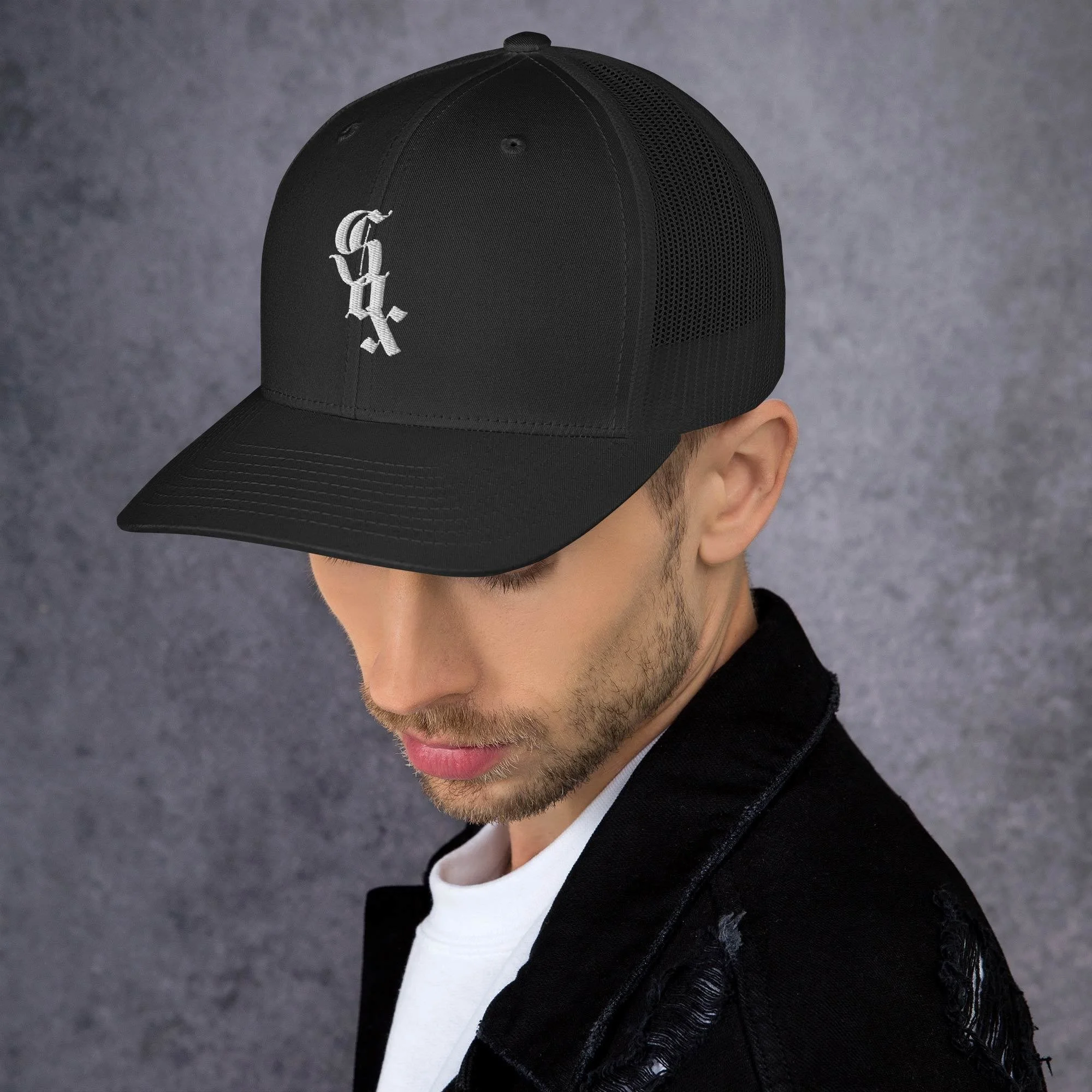 Sox White on Black Trucker Cap