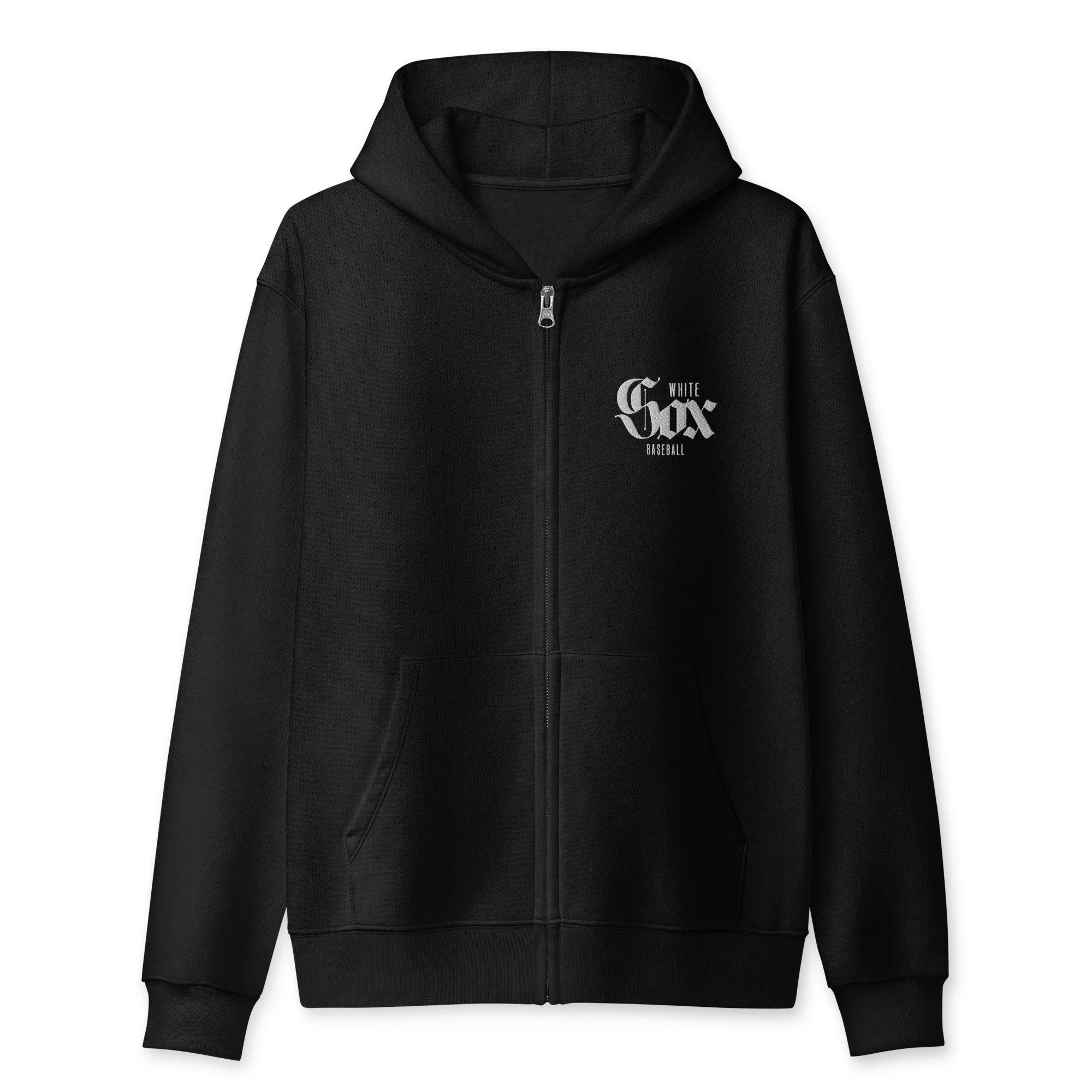 White Sox Baseball Unisex Full Zip Hoodie