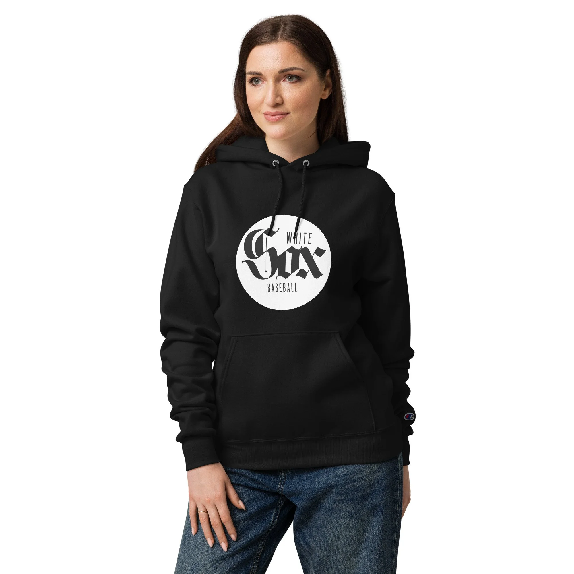White Sox Baseball White Circle Unisex Champion hoodie