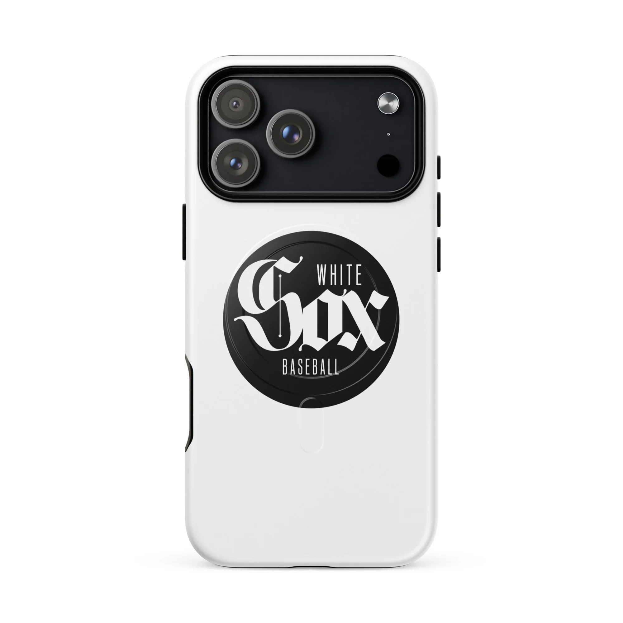 White Sox Baseball Black Circle MagSafe® tough case for iPhone®