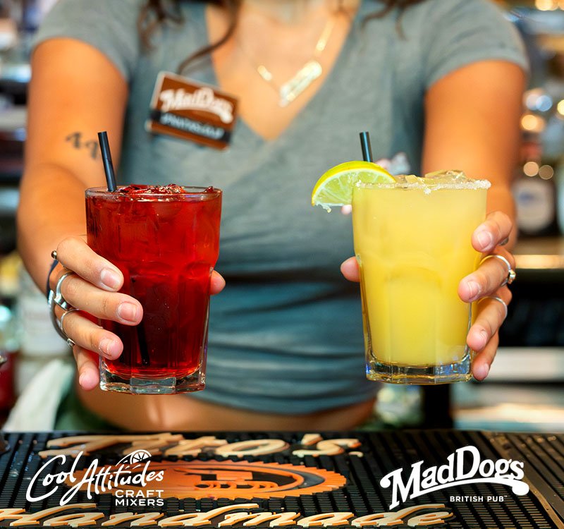 Cool Attitudes Craft Mixers - Premium cocktails at Mad Dogs