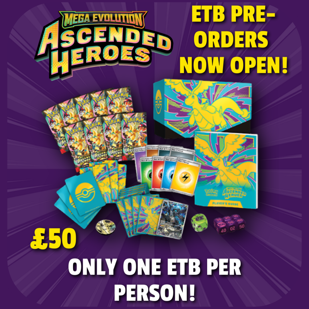 Pre-Order: Pokémon: Ascended Heroes - ETB (20/02/26)