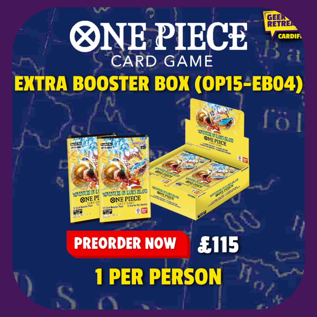 One Piece: ADVENTURE ON KAMI'S ISLAND (OP15-EB04) Booster Box Pre-Order (03/04/26)