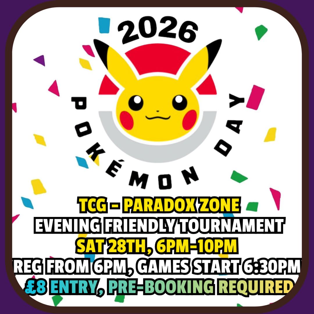 Pokémon Day Tournament - TCG Paradox Zone  (28/02/26)