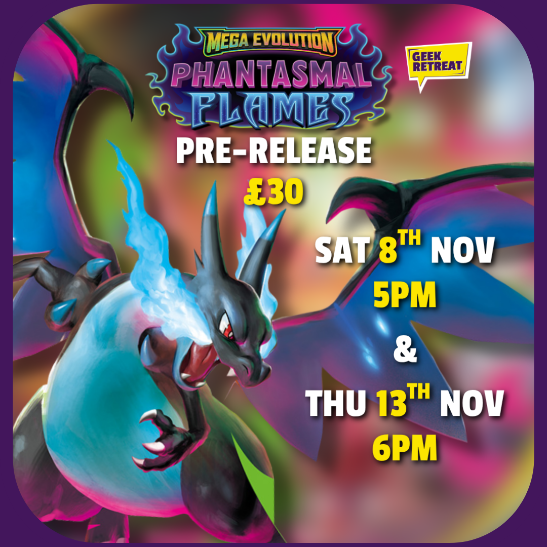 Pokémon: Mega Evolutions - Phantasmal Flames Pre-Release Event