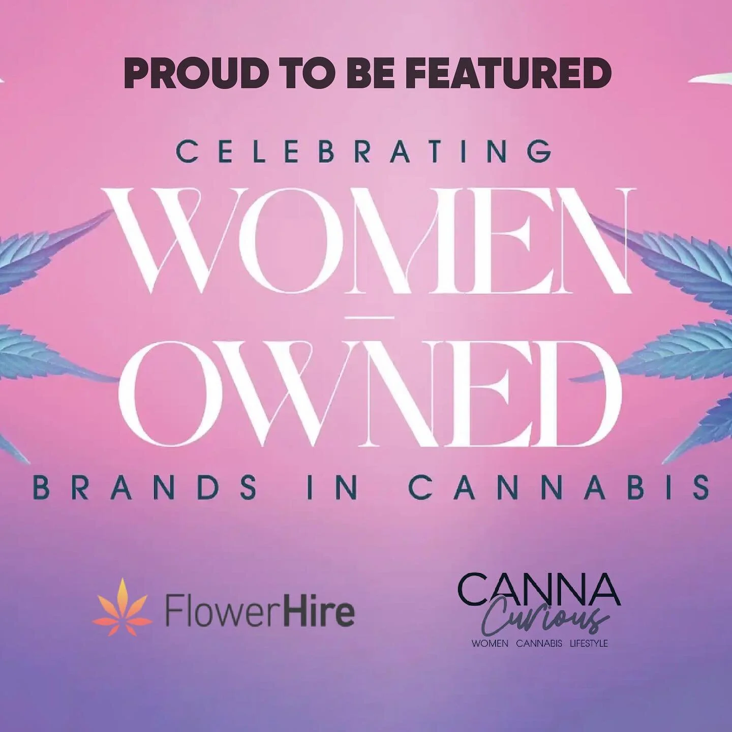 🌊 Guess who is making waves for WOMEN&rsquo;S HISTORY month ?!? We are Sooooooo pumped to be featured by @flowerhire &amp; @cannacuriousmag as leaders in our field. Check out the links in bio. High five, Buds 👋 #advocacy #diversity #empowerment #co