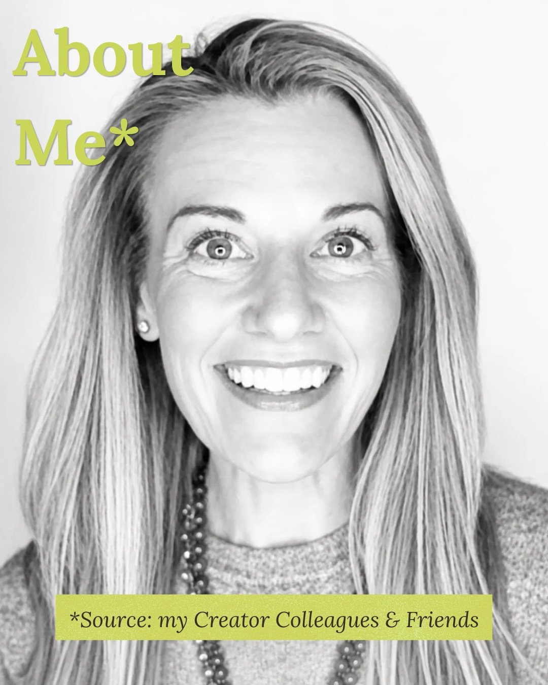Allow me to reintroduce myself&hellip;through the eyes of my Creator Colleagues. 🥹

I can be a pretty harsh inner critic (Enneagram 1s 🫡). So, when thinking about a post to reintroduce myself, I was feeling lost for words. 

So, I turned to my Crea