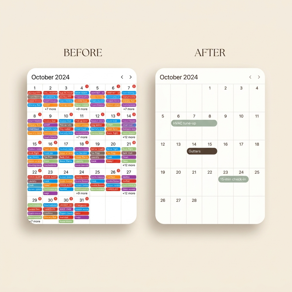 The Home HQ Maintenance Calendar & Log