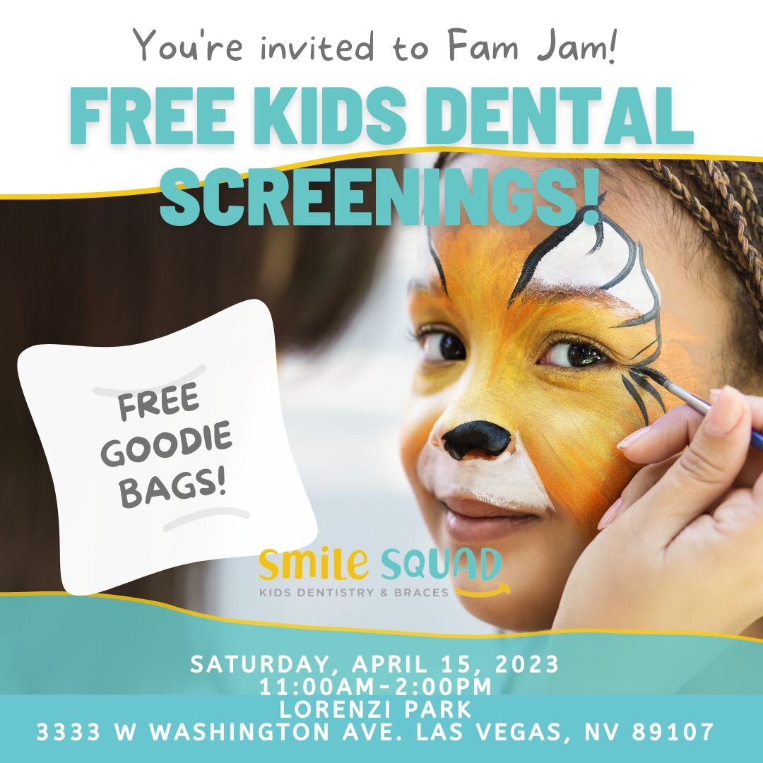 SAVE THE DATE | Come by Lorenzi Park for a fun day at the park and visit our Smile Squad booth for FREE dental screenings and FREE goodie bags! We're so excited to see you there! 🦷

Repost and share this amazing event with your friends!

#LasVegasEv