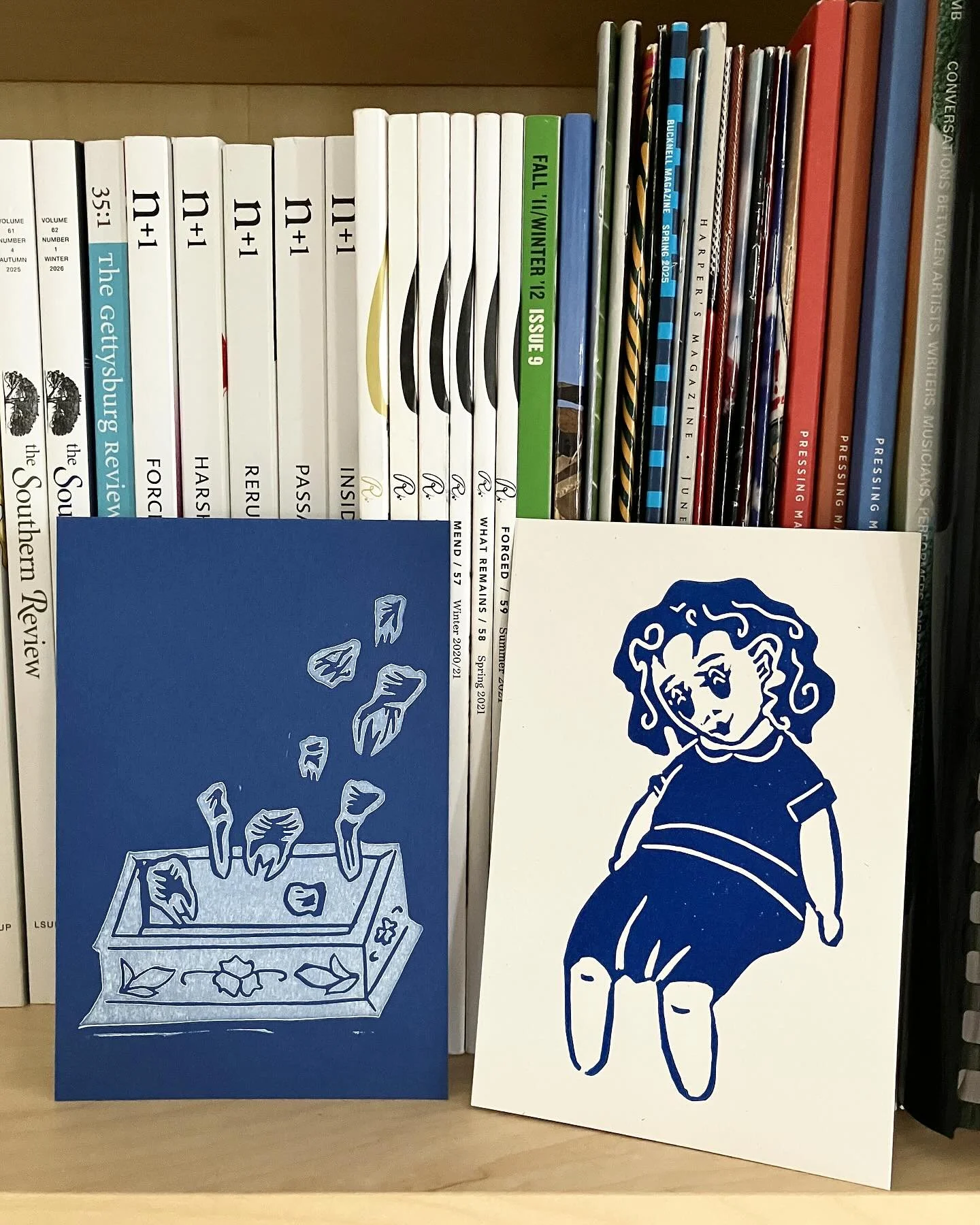 Last call for preorders for Objects of Affection: A Memoir in Essays by @kdz_photography! 

Order your copy before Tuesday, March 31st and receive one of these limited edition linocut prints by @fayth22renegade.

Preorder specials will also be valid 