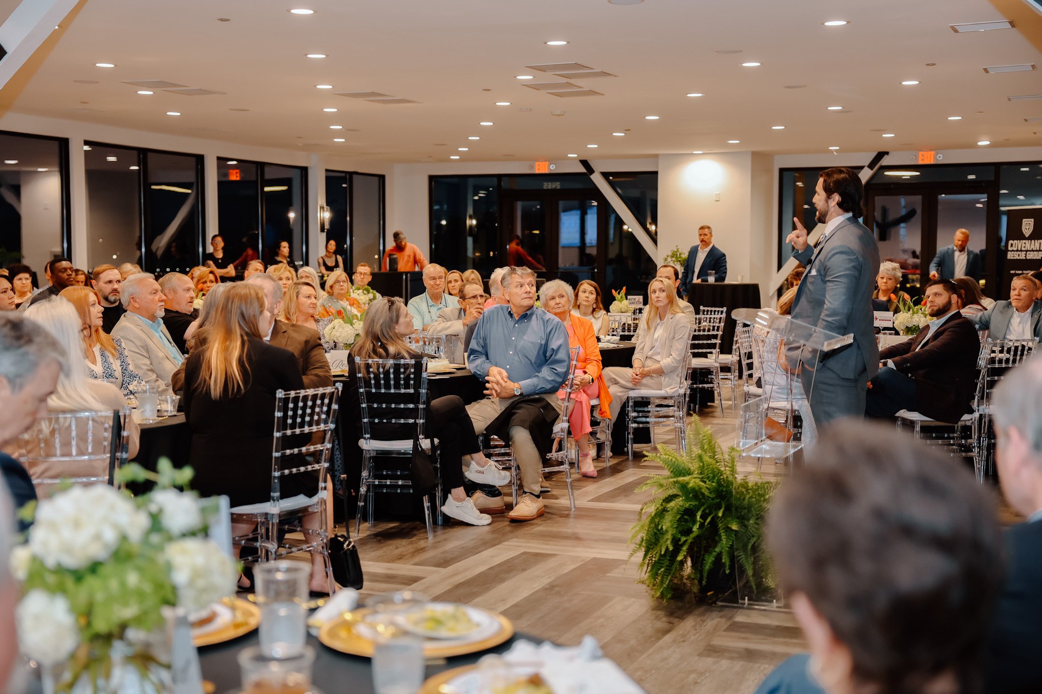 What an incredible night!
Thank you to everyone who came out to the City Harbor Event Center in Guntersville for our benefit dinner. Together, we raised critical funds and brought powerful awareness to the fight against human trafficking.
A very sp