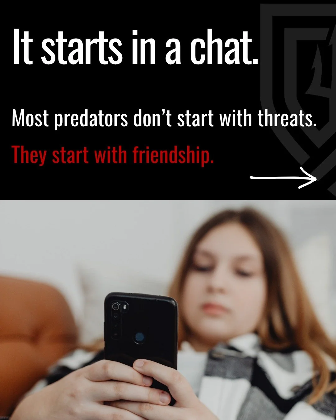 It starts in a chat. Not a van. Not a kidnapping. A conversation.

Predators don&rsquo;t hunt with weapons &mdash; they use words.

They look for kids who seem alone, distracted, or unprotected&hellip;and they avoid families where someone is paying a