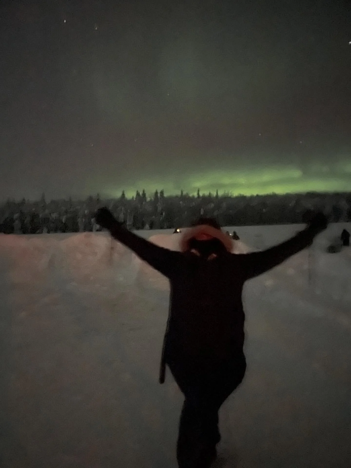 Chasing the Northern Lights taught me this:
Sometimes you stand in breath-catching cold and see nothing.
Sometimes the sky glows from the Arctic Circle to New Jersey.
You never know which night will be which. You just have to show up.
That&rsquo;s th