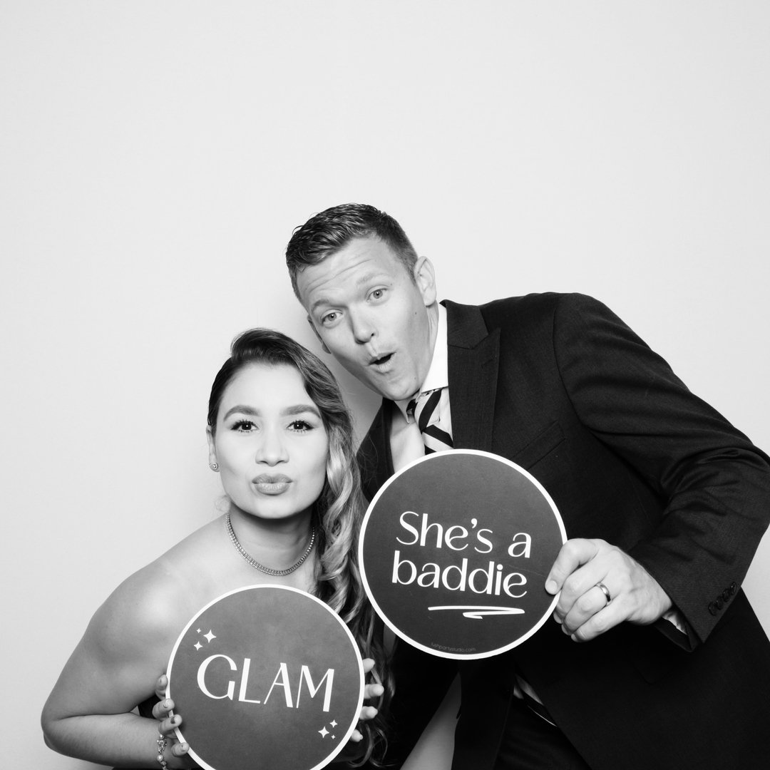 Photos as ✨GLAM✨ as you are. 

#floridablackandwhitebooth #blackandwhitephotobooth #glambooth #luxuryphotobooth #floridaluxuryphotobooth #glamboothflorida