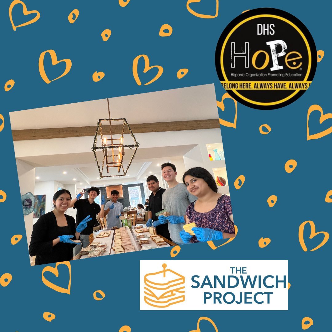 Dunwoody HoPe students have participated in making sandwiches since we began in 2000 during the COVID-19 pandemic. We are so grateful for their hard work and weekly smiles as they help us provide sandwiches. @dhs_hope