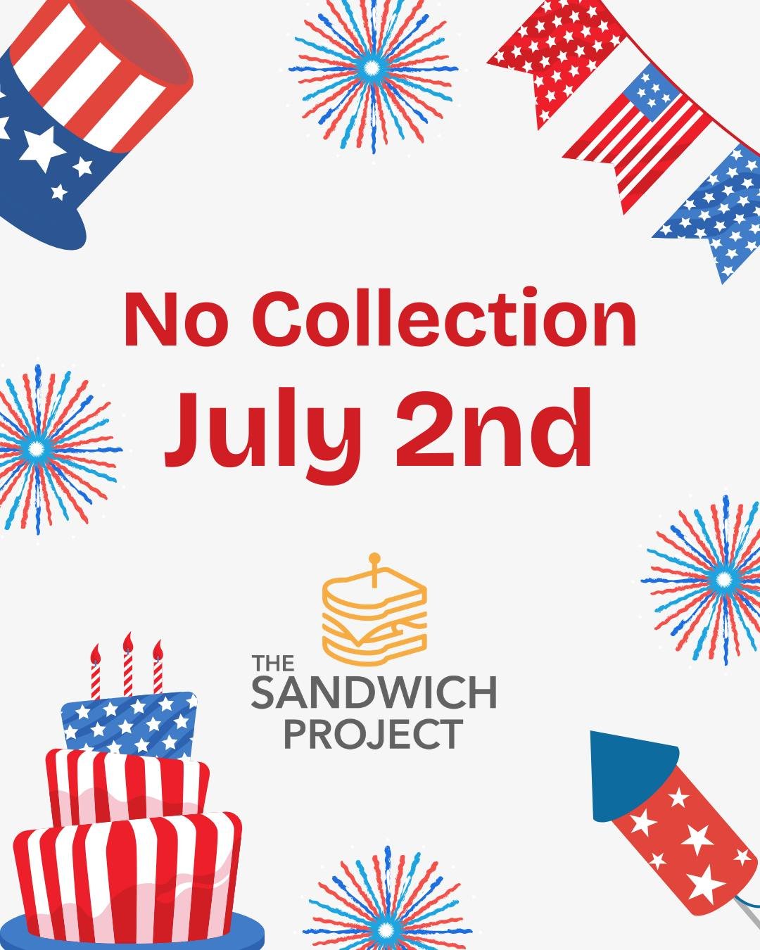 We&rsquo;ll observe the July 4th holiday and not collect on Tuesday, July 2nd. Thank you to everyone who has supported us this summer&mdash;let&rsquo;s keep the momentum going after the holiday!