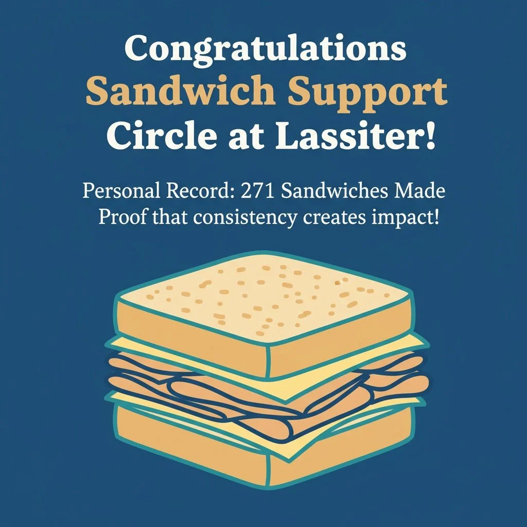 Shoutout to the incredible Sandwich Support Circle at Lassiter! Your initiative and consistency in making sandwiches for our neighbors in Metro Atlanta is inspiring. 271 sandwiches made at your last meeting&mdash;a new personal record for your club! 