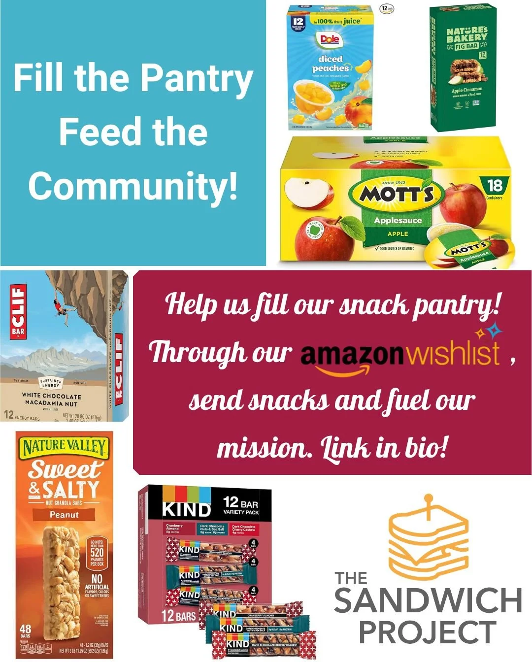 Want to help fight food insecurity from home?
Check out The Sandwich Project’s Amazon WishList! Every item helps us provide fresh meals and essential supplies for neighbors in need. π₯ͺβ¨
π Link in Bio!
#TheSandwichProject #AmazonWishList #Commu