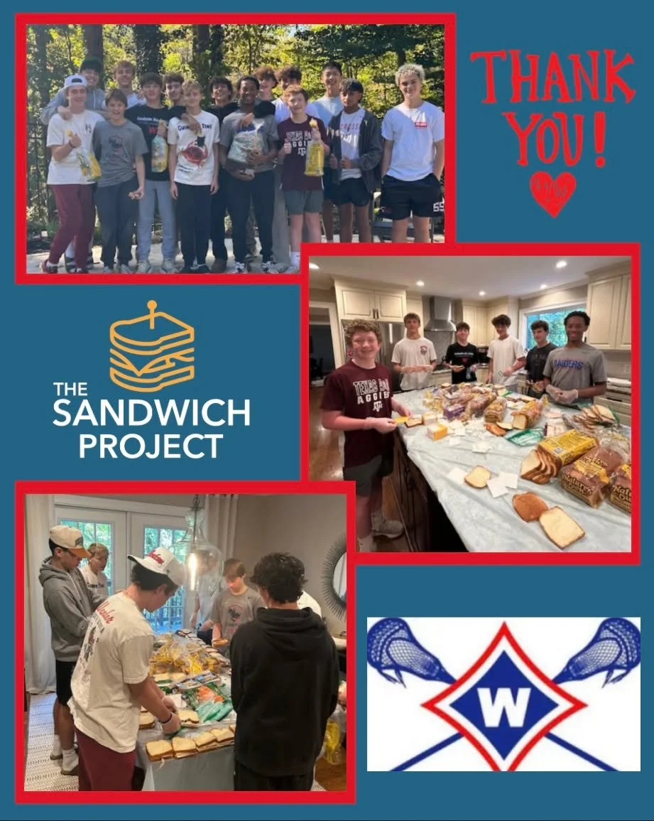 🥍🥪 A big shoutout to @waltonboyslax for taking teamwork off the field and into the community! Your players came together to make sandwiches for The Sandwich Project&mdash;helping feed neighbors in need and showing what true leadership and service l