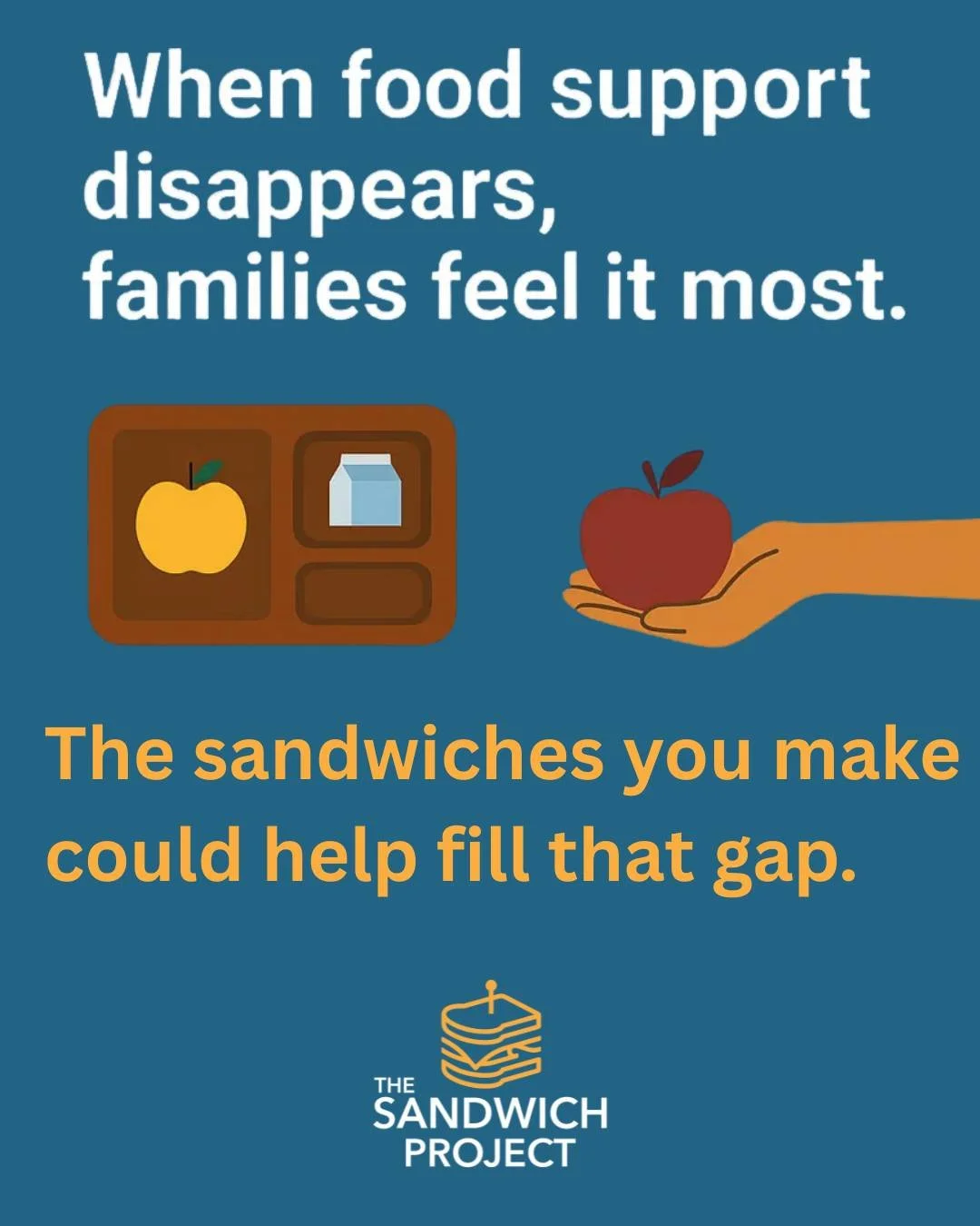 As food support programs shrink, more families are turning to local partners for help. The sandwiches you make are a simple act of kindness that helps fill that gap. Things to do today: shop our Amazon Wish List or make a donation. Things to do in th