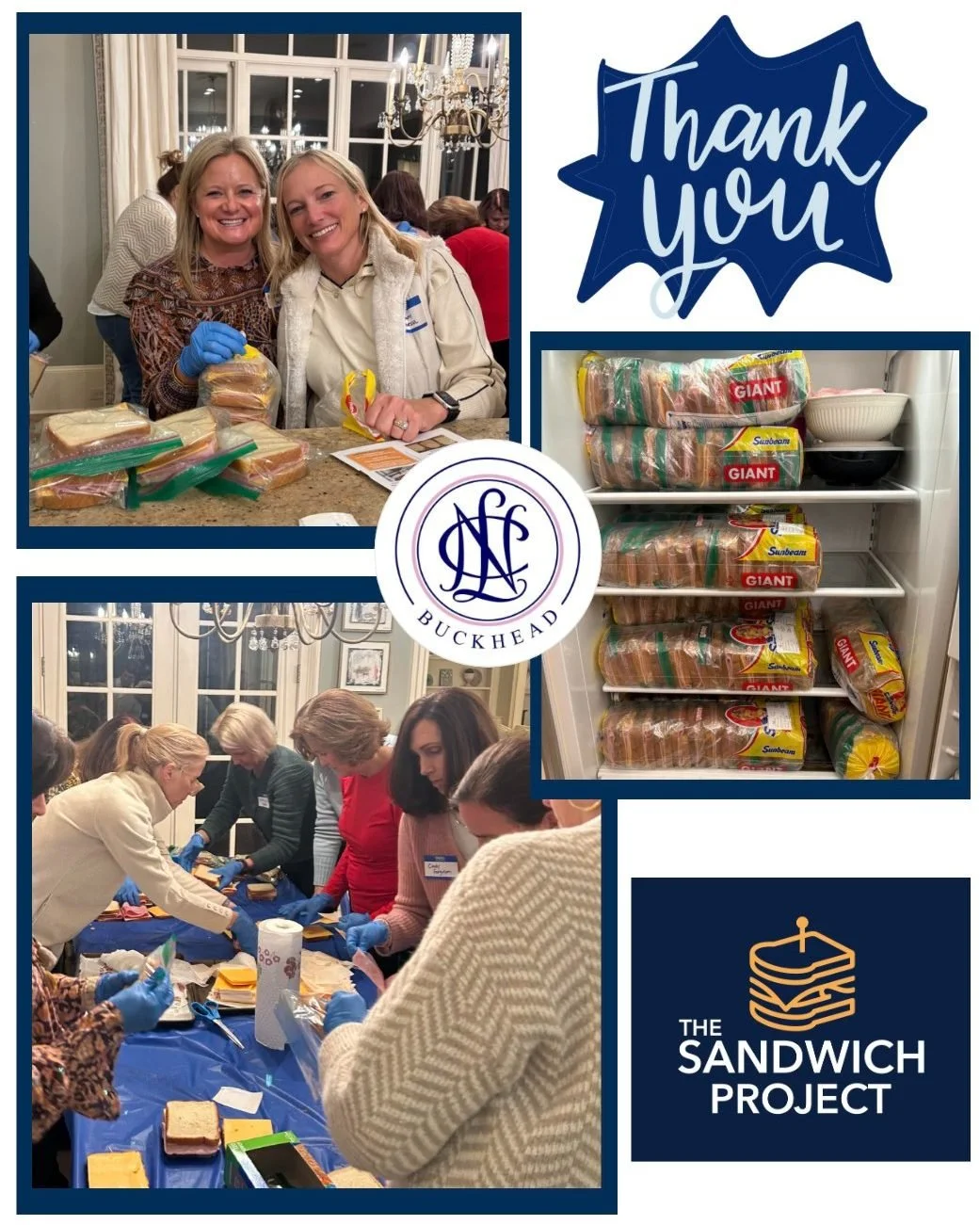 Thank you NCL Buckhead Sustainers! 💛🥪 Continuing to serve with heart and purpose.