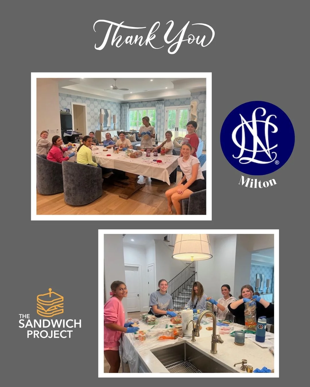 💛 NCL Milton moms and daughters teamed up to make sandwiches for our neighbors.  Thank you for leading with compassion and community!

@nclmiltonga