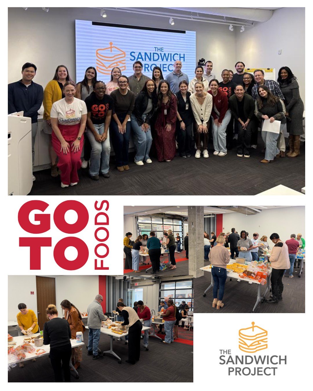 GoTo Foods went all in, making over 3,000 sandwiches in one incredible effort. That&rsquo;s thousands of meals going to organizations who&rsquo;ve reached out with increased needs this month. Want to organize a large-scale service day with your compa