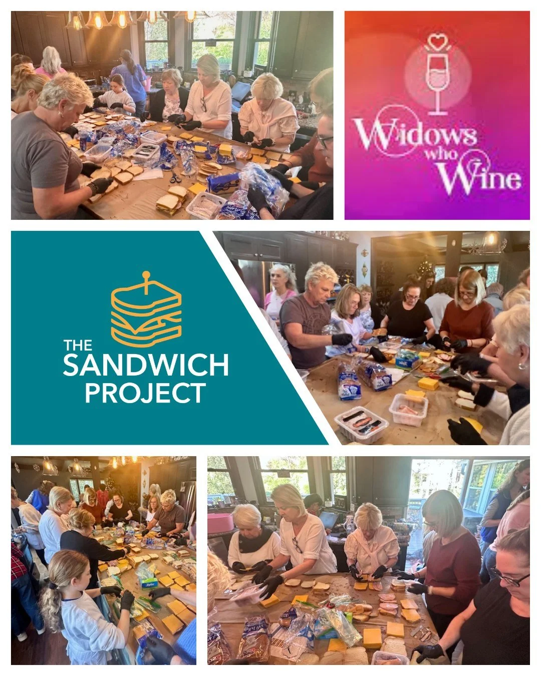 🌟 Widows Who Wine gathered together to make 600 sandwiches, turning connection and care into meals for neighbors across Metro Atlanta.
🥪 Their support helped us respond to the increased requests from partner organizations this month.
👉 Want to pla