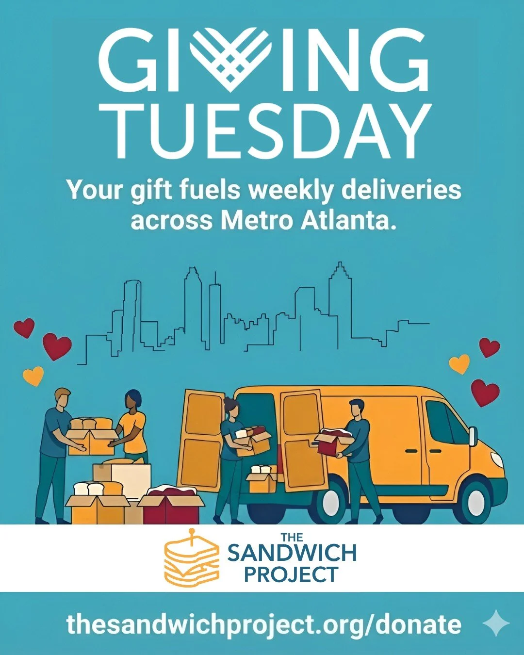 You already give so much every week. Because of you, meals reach neighbors across Metro Atlanta with consistency and care.

If you&rsquo;re able, our Giving Tuesday match is extended through midnight. Your gift helps fuel the vans, deliveries, and in