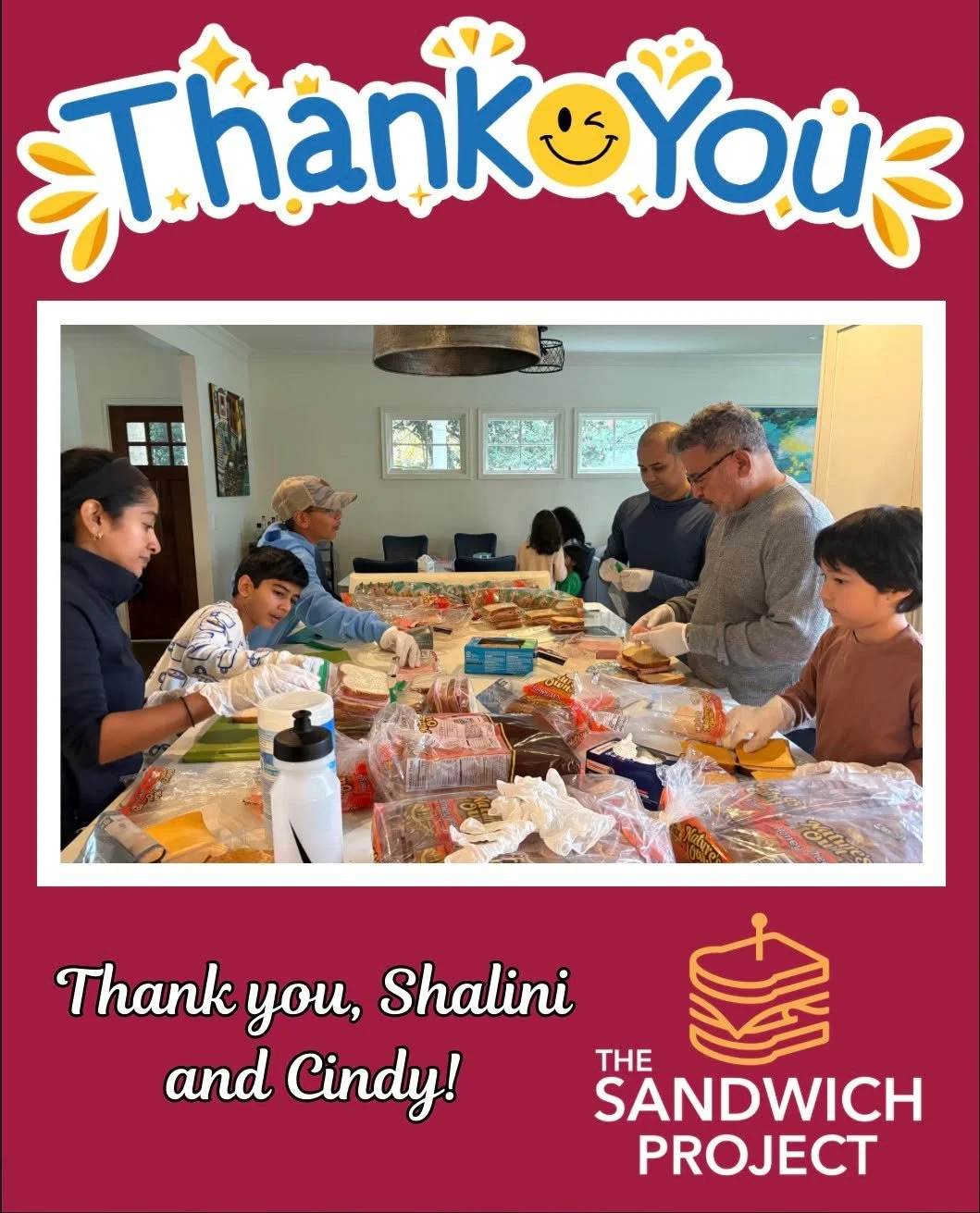 💛🥪 Thank you to the Hullum Family!
We&rsquo;re so grateful for your kindness and dedication to supporting The Sandwich Project. Your generosity helps us provide fresh meals and hope to neighbors across our community.
#TheSandwichProject #CommunityC