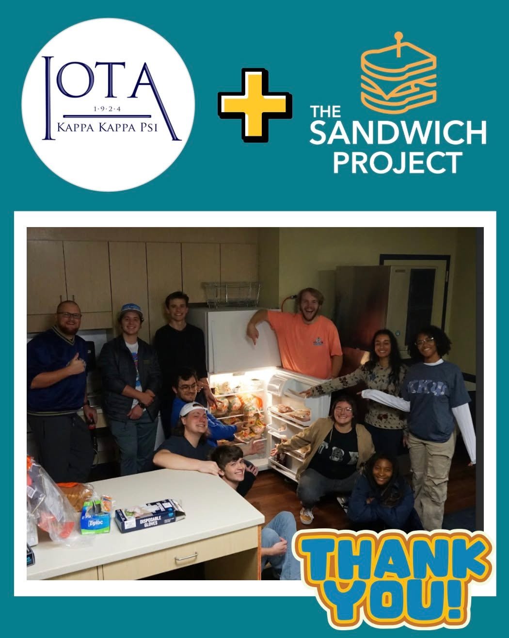 💛🥪 Thank you, Georgia Tech Kappa Kappa Psi!
We&rsquo;re so grateful for your time, energy, and teamwork in making sandwiches for The Sandwich Project. Your service helps us provide fresh meals to neighbors across Atlanta.
#TheSandwichProject #Georg