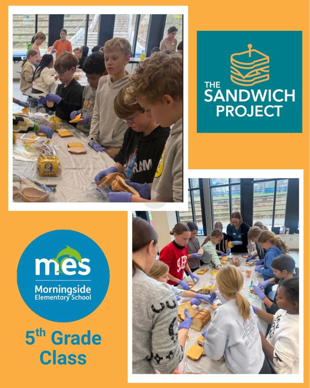 🌟 Morningside Elementary&rsquo;s 5th grade class came together and made 600 sandwiches, showing that generosity has no age limit.
🥪 Each sandwich carries care, teamwork, and the spirit of giving into our community this season.
💛 We are so proud of